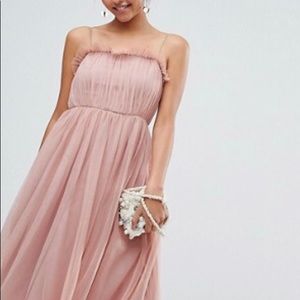 ASOS Cami Tulle Midi Dress